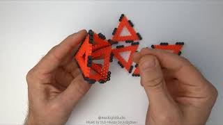 How to Bead an Octahedron Full tutorial [upl. by Ettenotna]