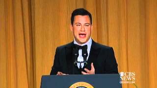 Jimmy Kimmels 2012 WH Correspondents Dinner performance [upl. by Esilehs]