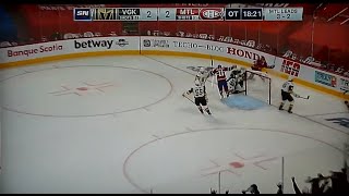 Artturi Lehkonen scores in OT vs Golden Knights to send the Montreal Canadiens to the Final [upl. by Aibara]