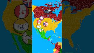 quotUSA Got Treasurequot Series ☠️🗺️  Part3  countryballs shorts mapping viral [upl. by Downall]