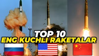 TOP 10 DUNYODAGI ENG KUCHLI BALLISTIK RAKETALAR [upl. by Ruskin]