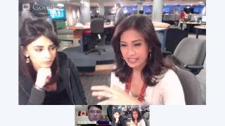 Les Mis review with Maria Quiban Araksya Karapetyan from Fox LA amp me [upl. by Adnaval]