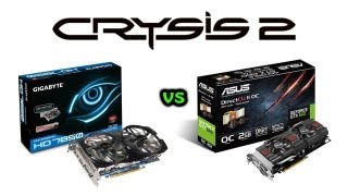 Crysis 2  Radeon HD 7850 vs GeForce GTX 660 [upl. by Ezaria987]