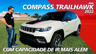 NOVO COMPASS TRAILHAWK 2022  O Fora Da Estrada Com Motor Turbo Diesel [upl. by Letram]