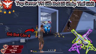 Free Fire Top Sever VN Mp40 “Giả Bot” Đi Ghép Thế Giới Gánh Team Top 1 Và Cái Kết [upl. by Chisholm560]