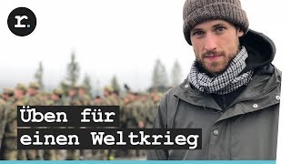 NATO Großmanöver Soldaten der Bundeswehr trainieren Krieg  reporter [upl. by Amahcen554]