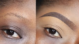 BEGINNER FRIENDLY BROW TUTORIALBROW TUTORIAL FOR THIN BROWS [upl. by Janette]