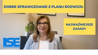 Dobre sprawozdanie z planu rozwoju 📃  najważniejsze zasady❗️ [upl. by Nnanaej]