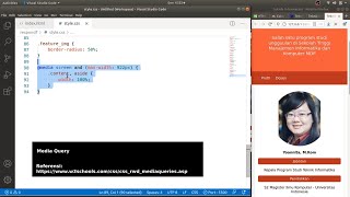 Membuat Halaman Web yang Responsif Menyesuaikan Ukuran Layar Pengguna [upl. by Astera]