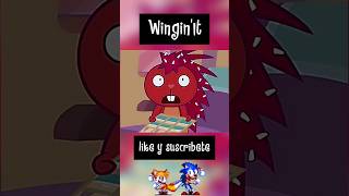 Wingin It EN 1 SHORT happytreefriends memes humor htf animation xd [upl. by Anohr]