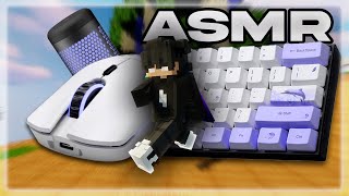 Keyboard amp Mouse ASMR  Hypixel Bedwars [upl. by Ynattir]