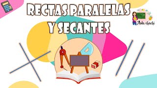 Rectas Paralelas y Secantes  Aula chachi  Vídeos educativos para niños [upl. by Annaig341]