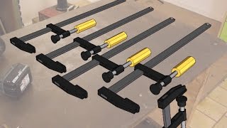 How to Make Long FClamps  Homemade Steel Clamps  The new Grinder in Action  Patreon Announcement [upl. by Perloff798]