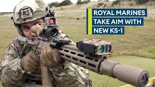 Exclusive Royal Marines hit the range with new KS1 assault rifle [upl. by Abigail553]