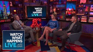 Hannah Ferrier And Adam Glick Spill The YachTea  BelowDeckMed  WWHL [upl. by Adaline]