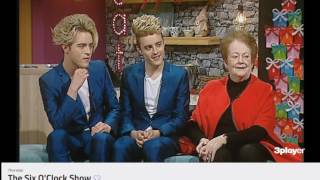 SIX OCLOCK SHOW Jedward [upl. by Alekat]