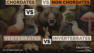 Chordates vs Non Chordates vs Vertebrates vs Invertebrates [upl. by Neenahs]