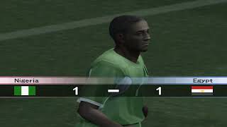 World Soccer Winning Eleven 8 Internacional Amistoso Egipto Vs Nigeria [upl. by Ociredef]