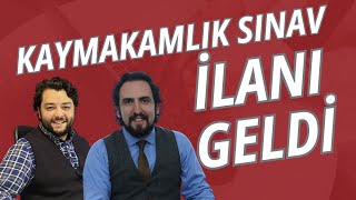 KAYMAKAMLIK SINAVI İLANI GELDİ [upl. by Ansela]