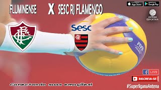 🔴 Fluminense 1x3 Sesc RJ Flamengo  Superliga Feminina de Vôlei 2324 [upl. by Vassaux]