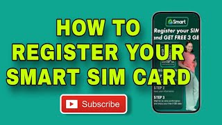 🔴SMART SIM REGISTRATION IN 3 EASY STEPS fyp smartphone smart oldnokia simregistration viral [upl. by Anahtor95]