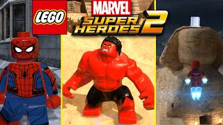 LEGO Marvel Super Heroes 2  All 25 Challenges  All Vehiles Unlocked [upl. by Borer]