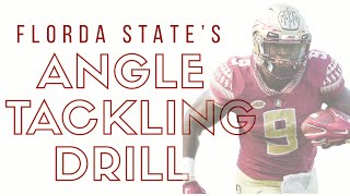 Florida State Angle Tackling Drill [upl. by Nemrak]