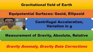 Gravitational field of Earth Its Measurement Variation of Gravity Anomaly and Its Correction [upl. by Earas]