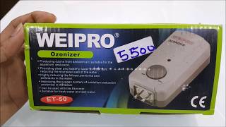 WEIPRO OZONIZER  OZONIZER FOR AQUARIUM  MARINE ACCESSORIES [upl. by Chally]