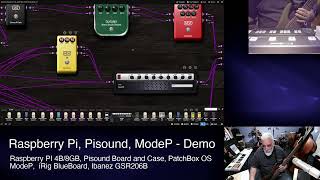 iRig BlueBoard and Raspberry Pi for Bass Effects [upl. by Gio890]