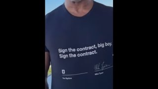 Sign the contract big boy SIGN THE CONTRACT [upl. by Ahsrat]