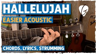 The EASIEST Way To Play quotHallelujahquot Beginner Guitar Tutorial [upl. by Eliades174]