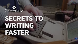 Secrets to Writing Steno Faster [upl. by Swithbart]