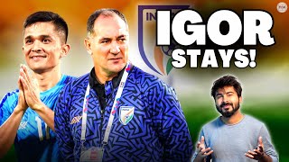 How Is Igor Stimac Extension The Best Thing For Indian Football [upl. by Werdnaed]