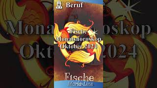 Fische BERUF 👷‍♀️ Horoskop Oktober 2024 [upl. by Nek88]