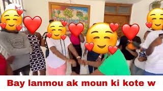 Gade lanmou nan yon video🥰 rezon ki fè m kontan genyen w bò kote m [upl. by Llennoc]