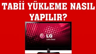 LG TV Tabii Yükleme Nasıl Yapılır [upl. by Sowell]