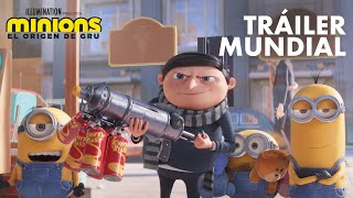 MINIONS EL ORIGEN DE GRU  Tráiler Mundial Universal Pictures HD [upl. by Anyehs]