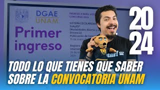 Convocatoria UNAM 20242025 Te explico el registro requisitos y puntajes [upl. by Damahom669]