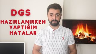 DGS Hazırlanırken Yaptığım Hatalar  dgs dgs2024 [upl. by Lekzehcey611]