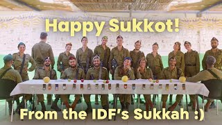 Happy Sukkot from the IDF [upl. by Lakym667]