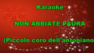 cover strumentale  NON ABBIATE PAURA  con Testo canzoni di natale piccolo coro deantoniano [upl. by Airdna]