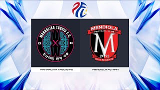 PFL Season 2024  Maharlika Taguig FC vs Mendiola FC 1991 [upl. by Bael56]