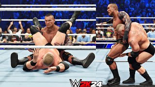 Randy Orton vs Brock Lesnar  Unforgettable WWE Encounter [upl. by Wappes]