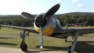 Focke Wulf 190 AWESOME ENGINESOUND [upl. by Thibault356]