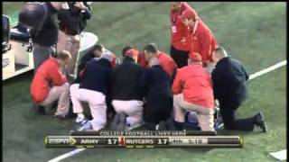 rutgers player paralyzed video ric legrand video [upl. by Assil25]