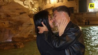 Dybala si sposa la proposta di matrimonio davanti alla Fontana di Trevi [upl. by Earlene]