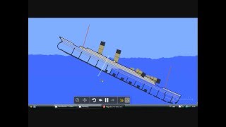 Titanic sinking simulation [upl. by Arinay]