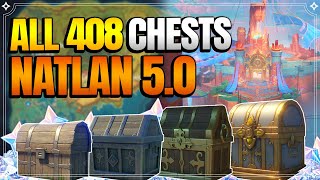 ALL Chest Locations in Natlan 50  407 In Achievement  In Depth Follow Along 【Genshin Impact】 [upl. by Annibo]