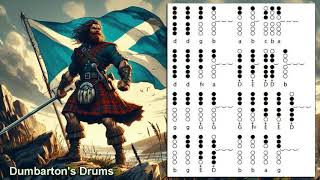 Dumbartons Drums  Tin Whistle Flute Irlandaise Penny Whistle Feadóg flute  Tabs and Notes [upl. by Liebowitz]